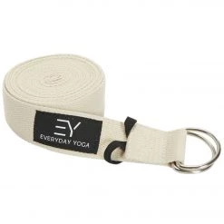 Everyday Yoga 10 Foot Yoga Strap D-Ring Natural 11 Everyday Yoga 10 Foot Yoga Strap D-Ring Natural