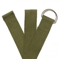 YOGA MATS & PROPS Everyday Yoga 10 Foot Yoga Strap D-Ring Dark Olive