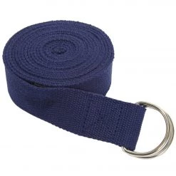 Everyday Yoga 10 Foot Yoga Strap D-Ring True Navy