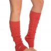 CLOTHING Toesox Knee High Leg Warmers Coral