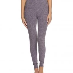 Beyond Yoga Spacedye High Waisted Long Yoga Leggings Deep Amethyst/Wild Wisteria