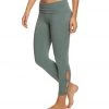 Hard Tail Contour Rolldown Cropped Cotton Yoga Leggings