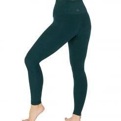 Beyond Yoga Spacedye High Waisted Long Yoga Leggings Hunter Green/Nocturnal Navy 10 Beyond Yoga Spacedye High Waisted Long Yoga Leggings Hunter Green/Nocturnal Navy