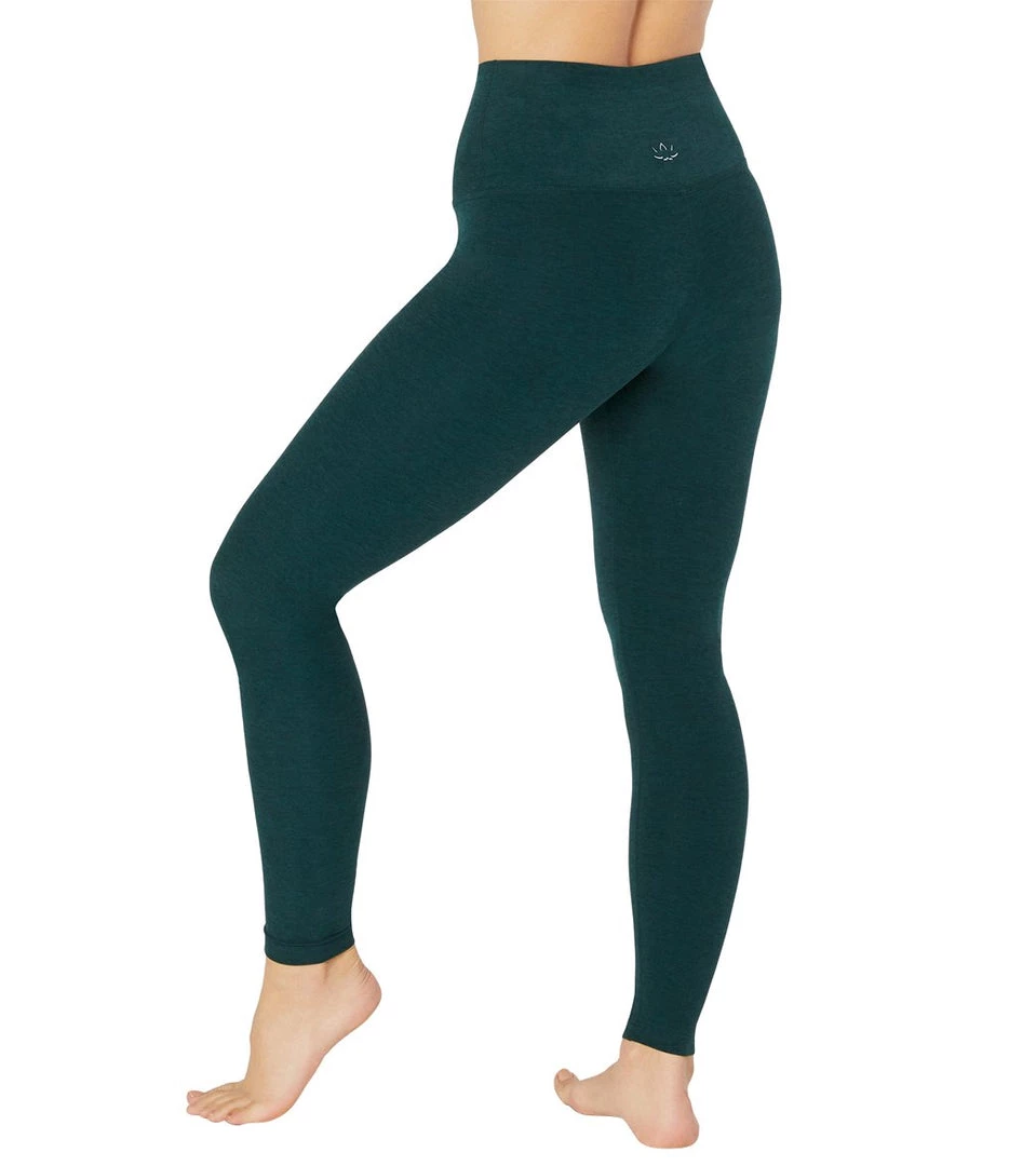 Beyond Yoga Spacedye High Waisted Long Yoga Leggings Hunter Green/Nocturnal Navy 5 Beyond Yoga Spacedye High Waisted Long Yoga Leggings Hunter Green/Nocturnal Navy