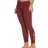 Hard Tail Contour Rolldown Cropped Cotton Yoga Leggings Fig