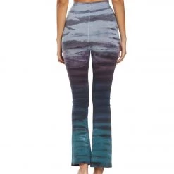 CLOTHING Hard Tail Rolldown Bootleg Cotton Flare Pant Tie Dye Rainbow Horizon 11 CLOTHING Hard Tail Rolldown Bootleg Cotton Flare Pant Tie Dye Rainbow Horizon