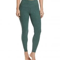Beyond Yoga Spacedye High Waisted Long Yoga Leggings Aloha Green/Dark Tropic