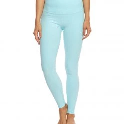 CLOTHING Beyond Yoga Spacedye High Waisted Long Yoga Leggings White-Tahini Teal