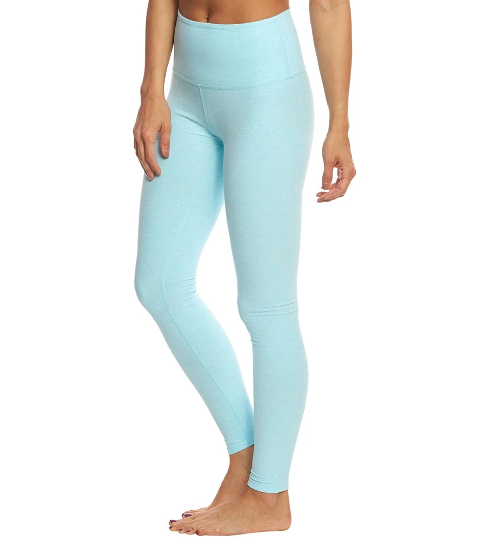 CLOTHING Beyond Yoga Spacedye High Waisted Long Yoga Leggings White-Tahini Teal 4 CLOTHING Beyond Yoga Spacedye High Waisted Long Yoga Leggings White-Tahini Teal