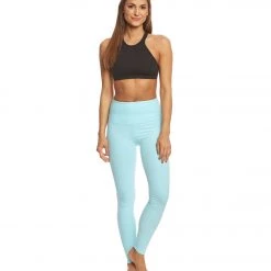 CLOTHING Beyond Yoga Spacedye High Waisted Long Yoga Leggings White-Tahini Teal 12 CLOTHING Beyond Yoga Spacedye High Waisted Long Yoga Leggings White-Tahini Teal