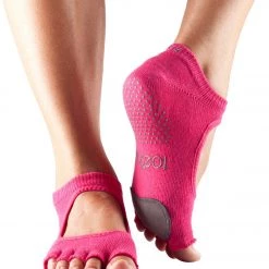 Toesox Plie Yoga & Dance Pad Fuchsia