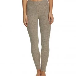 Beyond Yoga Spacedye High Waisted Long Yoga Leggings White/Timber CLOTHING