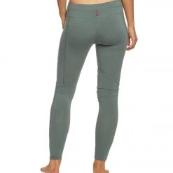 Hard Tail Skinny Ankle Cotton Leggings With Pockets Juniper