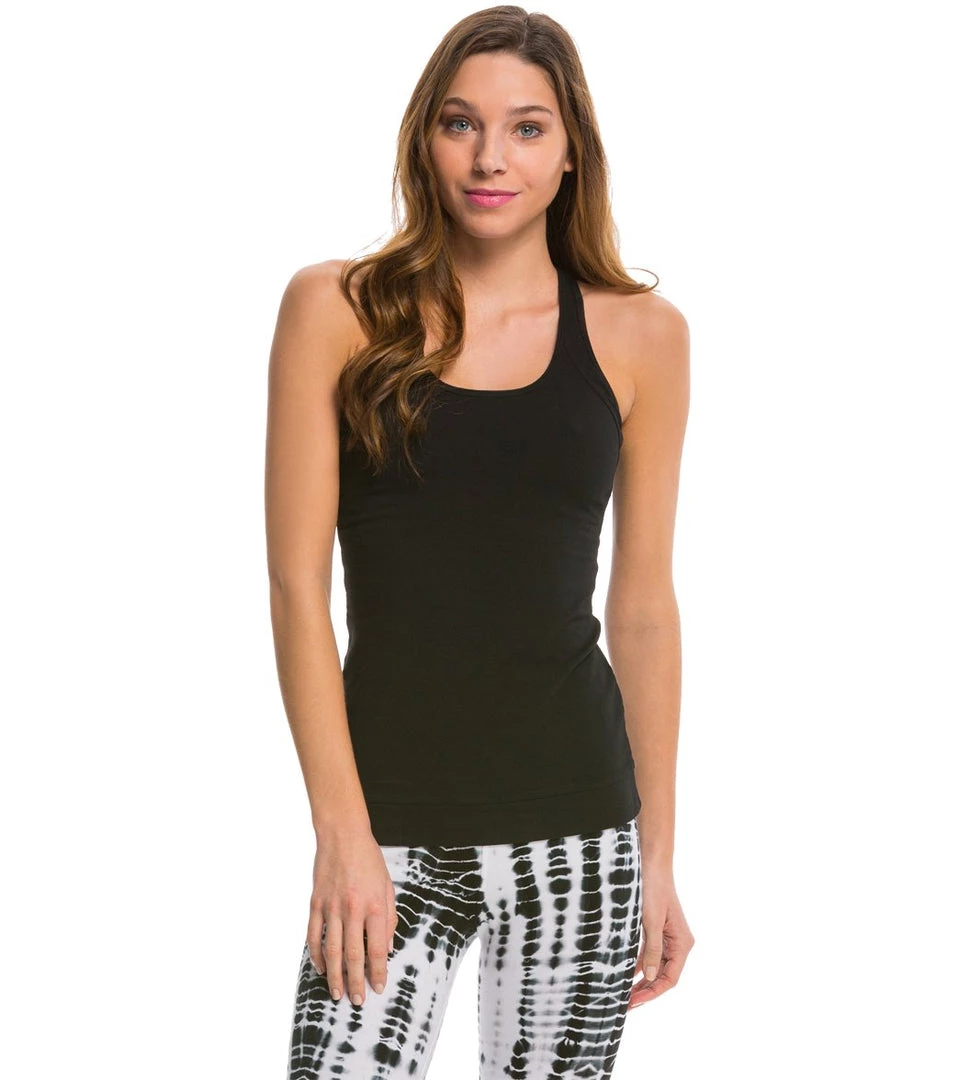 CLOTHING Hard Tail Tear Drop Yoga Tank Top Black 4 CLOTHING Hard Tail Tear Drop Yoga Tank Top Black