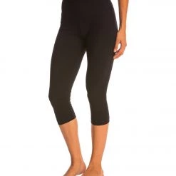 Marika Carrie Butt Booster Cotton Yoga Capris Black