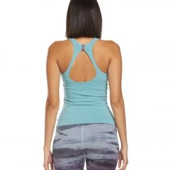Hard Tail Tear Drop Yoga Tank Top Agave