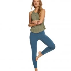 Hard Tail Contour Rolldown Cotton Yoga Leggings River
