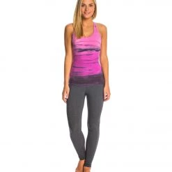 CLOTHING Hard Tail Tear Drop Yoga Tank Top Rainbow Horizon 24