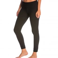 CLOTHING Hard Tail Contour Rolldown Cotton Yoga Leggings Black 9 CLOTHING Hard Tail Contour Rolldown Cotton Yoga Leggings Black