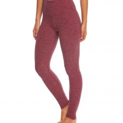 Beyond Yoga Spacedye High Waisted Long Yoga Leggings Imperial Rose/Valor Navy
