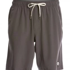Vuori Men's Kore Yoga Shorts Charcoal CLOTHING