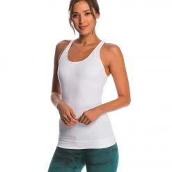 Hard Tail Tear Drop Yoga Tank Top White CLOTHING 9 Hard Tail Tear Drop Yoga Tank Top White CLOTHING