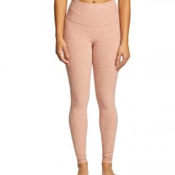 Beyond Yoga Spacedye High Waisted Long Yoga Leggings Rainwash Pink Shell