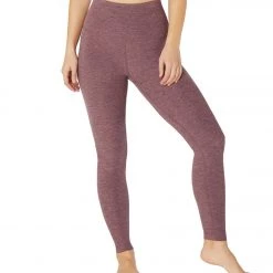 CLOTHING Beyond Yoga Spacedye High Waisted Long Yoga Leggings Deep Blush/Wild Orchid