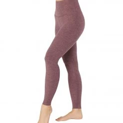 CLOTHING Beyond Yoga Spacedye High Waisted Long Yoga Leggings Deep Blush/Wild Orchid