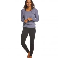 Onzie Drapey V-back Long Sleeve Coverup Slate Blue 11 Onzie Drapey V-back Long Sleeve Coverup Slate Blue