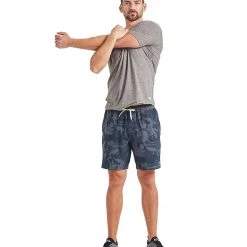 Vuori Men's Kore Yoga Shorts Navy Camo