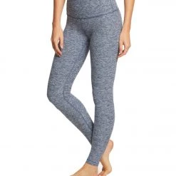 Beyond Yoga Spacedye High Waisted Long Yoga Leggings White/Outlaw Navy