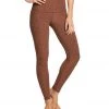 Beyond Yoga Spacedye High Waisted Long Yoga Leggings Red Rock/Tumbleweed