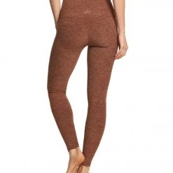Beyond Yoga Spacedye High Waisted Long Yoga Leggings Red Rock/Tumbleweed