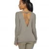 CLOTHING Onzie Drapey V-back Long Sleeve Coverup Dust 2 CLOTHING Onzie Drapey V-back Long Sleeve Coverup Dust