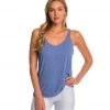 Bella + Canvas Slouchy Workout Tank Top Blue Triblend CLOTHING
