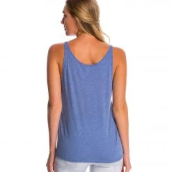 Bella + Canvas Slouchy Workout Tank Top Blue Triblend CLOTHING