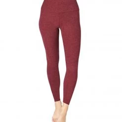 CLOTHING Beyond Yoga Spacedye High Waisted Long Yoga Leggings Team Burgundy/Bold Burgundy