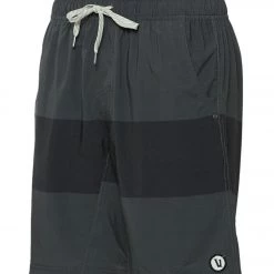 CLOTHING Vuori Men's Kore Yoga Shorts Charcoal Texture Block