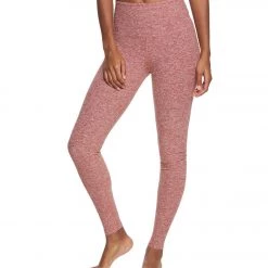 Beyond Yoga Spacedye High Waisted Long Yoga Leggings White/Spiced Cider CLOTHING