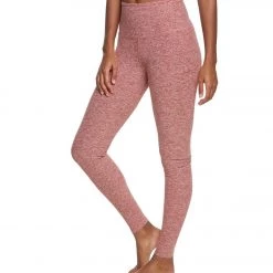 Beyond Yoga Spacedye High Waisted Long Yoga Leggings White/Spiced Cider CLOTHING