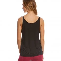 Bella + Canvas Slouchy Workout Tank Top Black CLOTHING