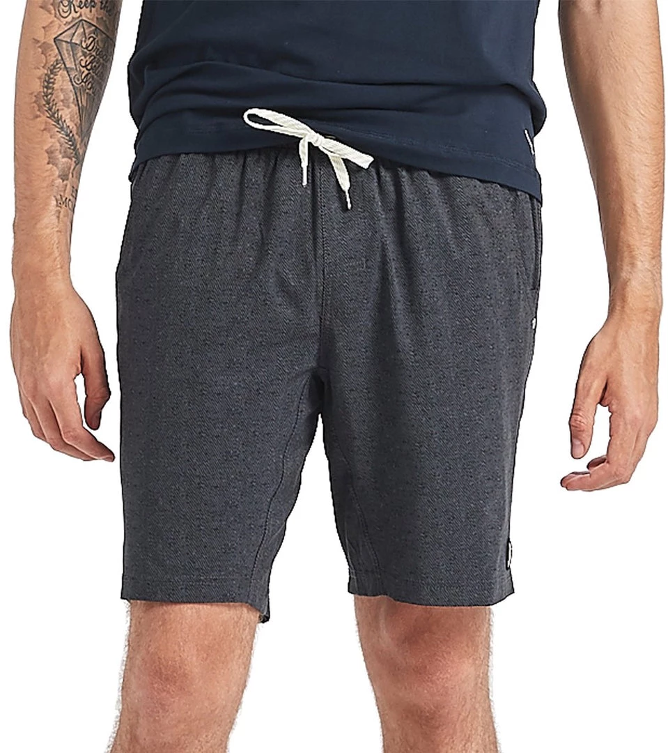 CLOTHING Vuori Men's Kore Yoga Shorts Charcoal Twill Texture 3 CLOTHING Vuori Men's Kore Yoga Shorts Charcoal Twill Texture