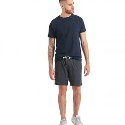 CLOTHING Vuori Men's Kore Yoga Shorts Charcoal Twill Texture 11 CLOTHING Vuori Men's Kore Yoga Shorts Charcoal Twill Texture