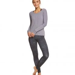 CLOTHING Onzie Drapey V-back Long Sleeve Coverup Stone Gray 11 CLOTHING Onzie Drapey V-back Long Sleeve Coverup Stone Gray