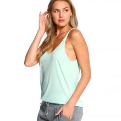 Bella + Canvas Slouchy Workout Tank Top Mint