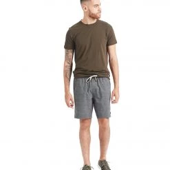 Vuori Men's Kore Yoga Shorts Charcoal Space Dye
