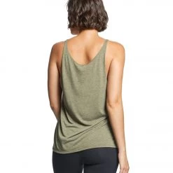 Bella + Canvas Slouchy Workout Tank Top Heather Olive CLOTHING