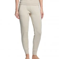 Beyond Yoga Cozy Fleece Foldover Long Sweatpant Joggers Texas Taupe CLOTHING