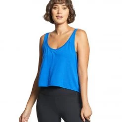 Bella + Canvas Flowy Boxy Workout Tank Top True Blue CLOTHING 13 Bella + Canvas Flowy Boxy Workout Tank Top True Blue CLOTHING